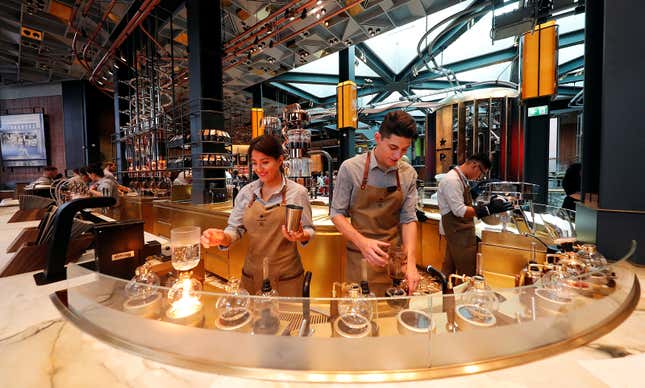 Image for article titled Inside Starbucks’s supersized homage to its Italian roots