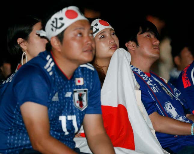 World Cup - Belgium vs Japan