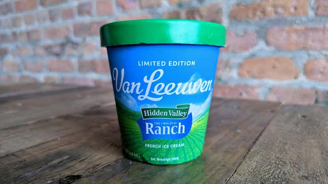 ranch ice cream pint