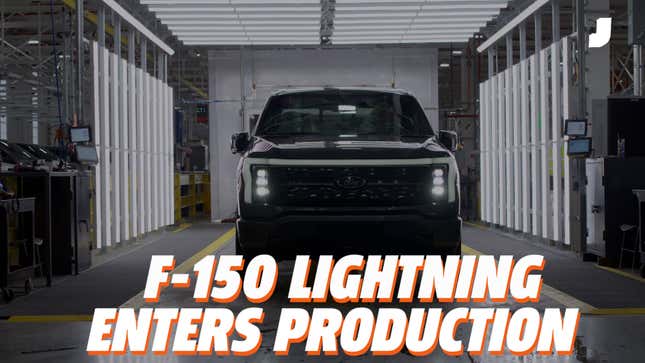 Electric Ford F-150 Lightning Begins Production