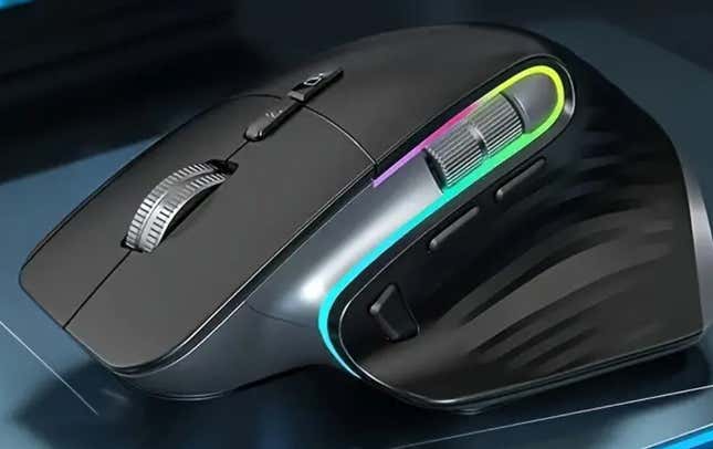 This ergonomic mouse is perfect for hours-long gaming, editing and work sessions. 