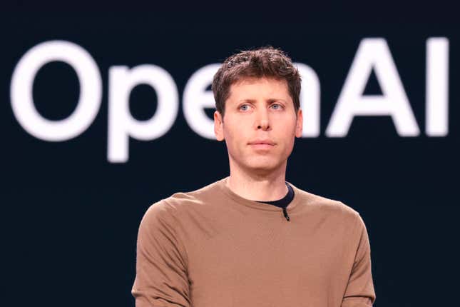 OpenAI CEO Sam Altman.