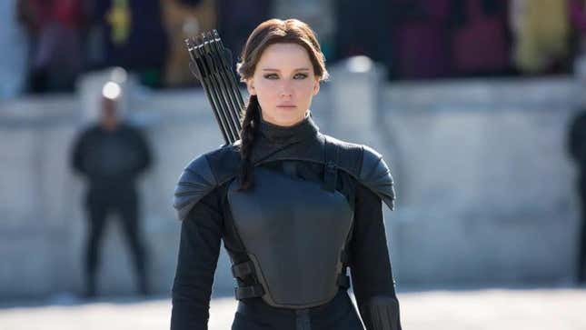 Jennifer Lawrence in The Hunger Games: Mockingjay - Part 2