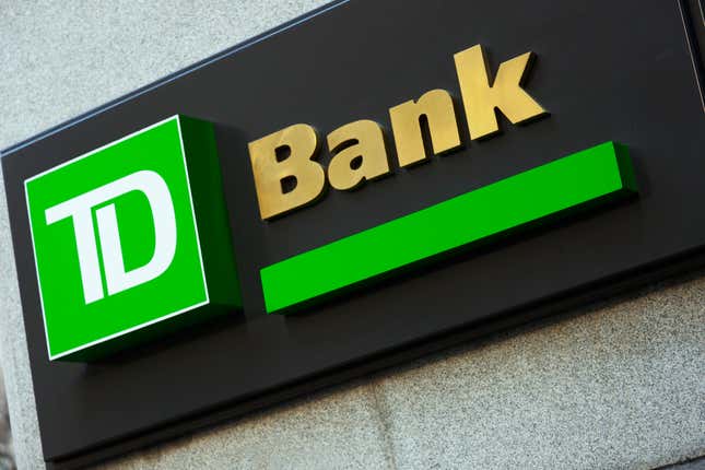 Image for article titled TD Bank was a safe haven for criminals, feds say — and will pay $3 billion for it