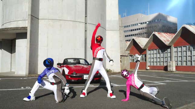 Image for article titled The New Super Sentai Show Asks &#39;What If Fast and Furious Actually Had Superheroes?&#39;