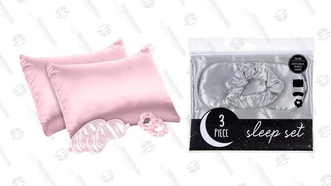 2-Pack: Revive 3-Piece Satin Sleep Set | $14 | MorningSave