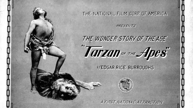 A poster for 1918&#39;s Tarzan Of The Apes