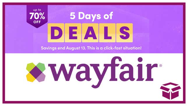 Image for article titled Unbeatable Savings: 5 Days of Deals at Wayfair, Ends Today!