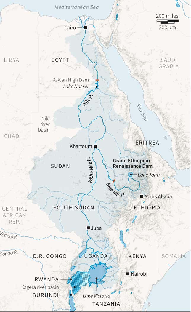 Ethiopia, Egypt battle for river Nile Grand dam without Trump