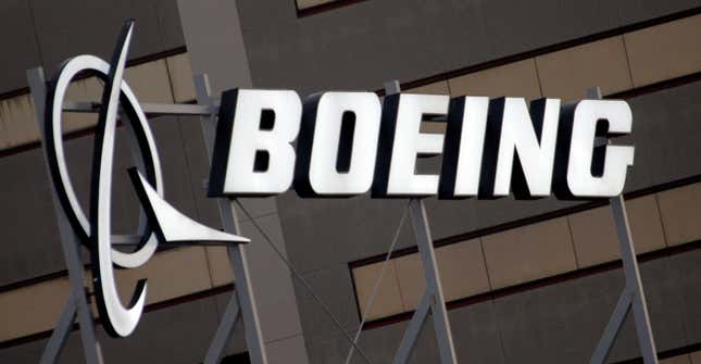 FILE - The Boeing logo is seen, Jan. 25, 2011, on the property in El Segundo, Calif. The American plane maker has been under intense pressure since early January, when a panel blew off a brand-new Alaska Airlines 737 Max midflight. That&#39;s spotlighted a lengthy series of safety and manufacturing problems that have piled up for Boeing over the years — including two devastating crashes that also involved Max jets. On Monday, March 25, 2024 Boeing announced that CEO David Calhoun would be stepping down from his post at the end of the year as part of broader management changes. (AP Photo/Reed Saxon, File)