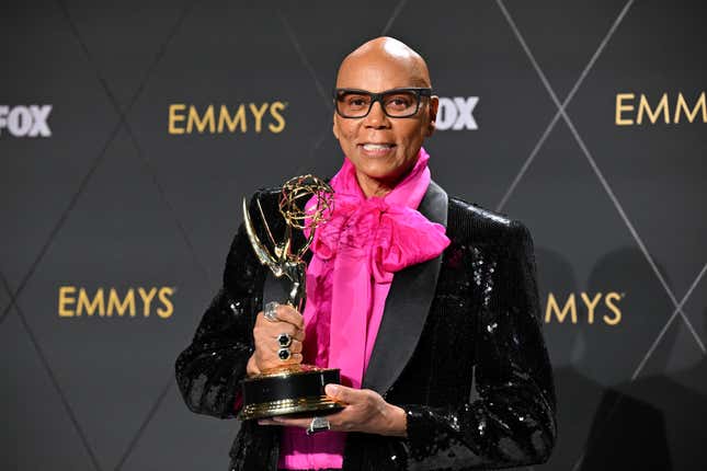 Image for article titled RuPaul Had a Few Things to Say in His Emmy Speech About Drag Queens