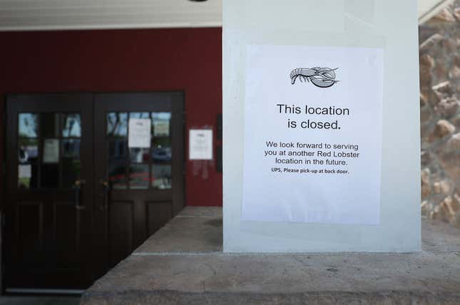 A Red Lobster location in Fremont, California, closed on May 14, 2024. After Red Lobster considering filing for bankruptcy in April, 87 locations across 27 states abruptly closed.