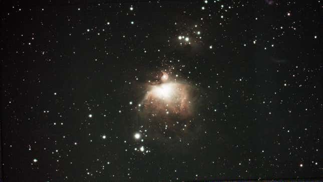 M42 the Great Nebula in Orion, as imaged by Dwarf 2 and with no external editing.