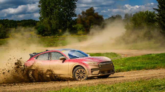 Image for article titled Ford Put Way More Effort Into Testing The Electric Rally Mustang Than It Had To