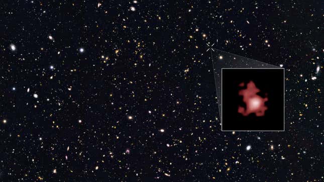 GN-z11, where the superlatively ancient black hole was recently found.