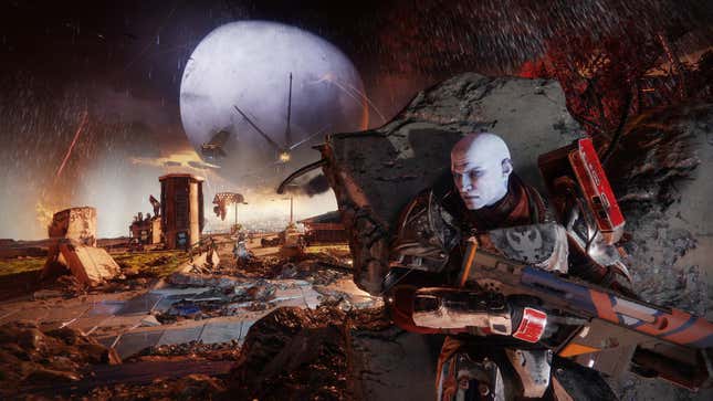 Zavala takes cover during the Red War. 