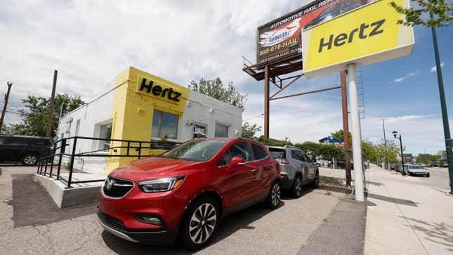 Speaking of Hertz quality, notice anything about this Buick Encore?