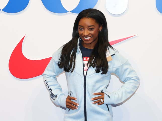 Bild für Artikel mit dem Titel Warum muss sich Simone Biles so viele Gedanken um ihre Olympia-Frisur machen?