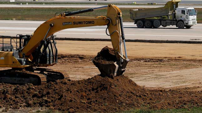 Construcción en el Aeropuerto de Estambul