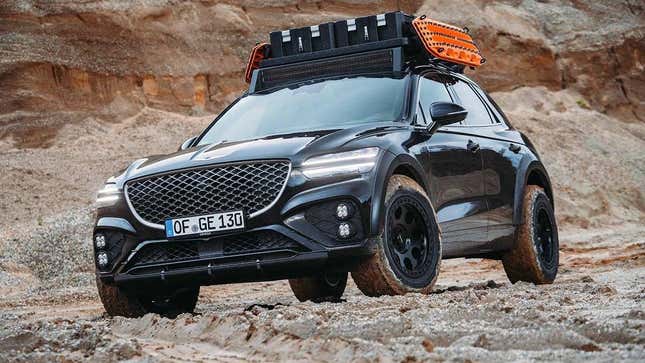 Image for article titled Overlanding In A Genesis GV70 Is One Classy Way To Go Camping