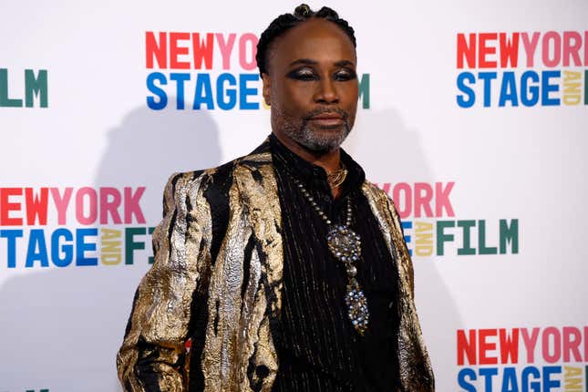 NEW YORK, NEW YORK - NOVEMBER 05: Billy Porter attends New York Stage and Film 2023 Annual Gala at The Plaza Hotel on November 05, 2023 in New York City. 