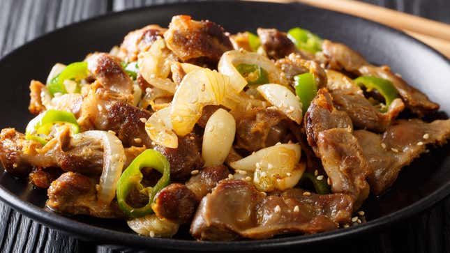 chicken gizzards