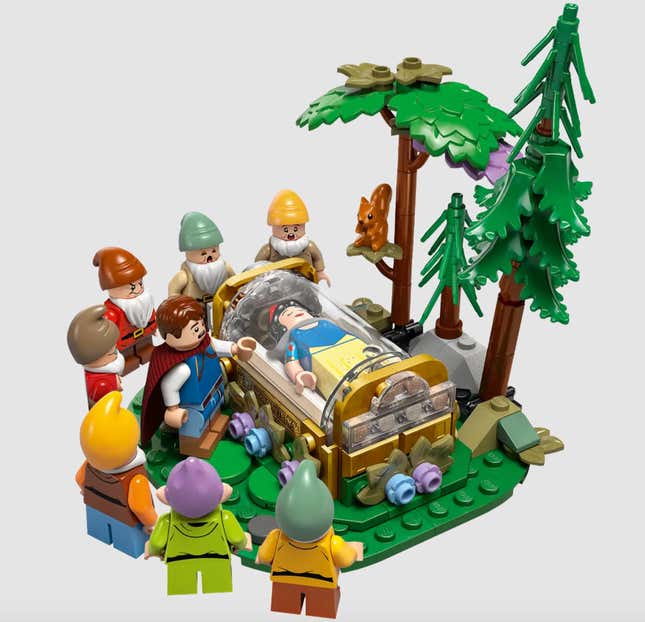 Image for article titled Recreate Snow White's Life, Death, and Resurrection With This Lego Set