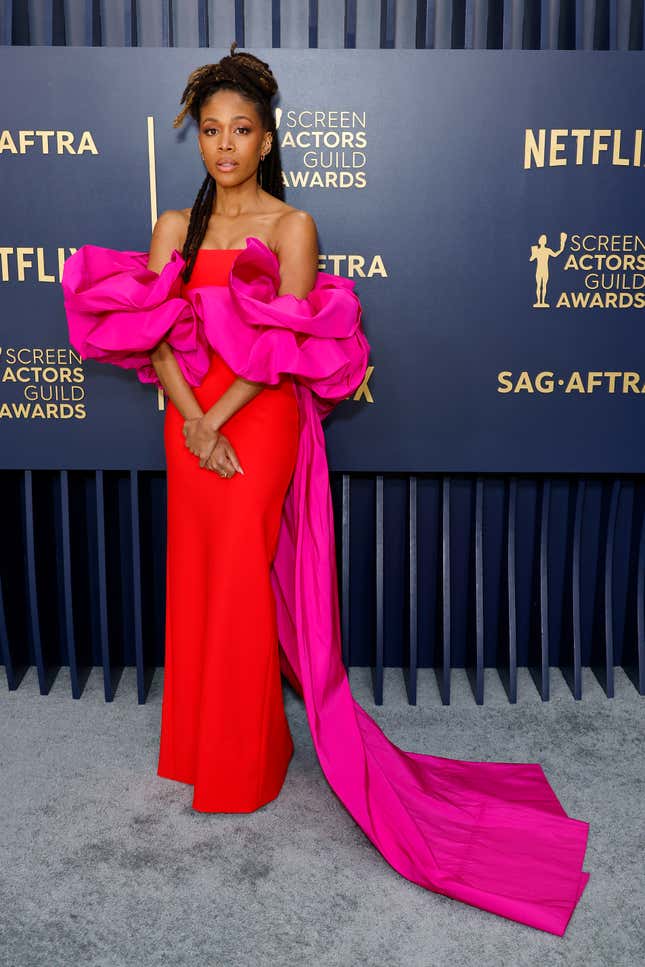 Image for article titled 2024 SAG Awards: Black Stars’ Best Red Carpet Looks