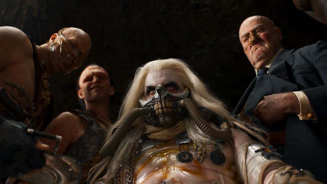 Left to right: Nathan Jones, Josh Helman, Lachy Hulme, John Howard in Furiosa: A Mad Max Saga