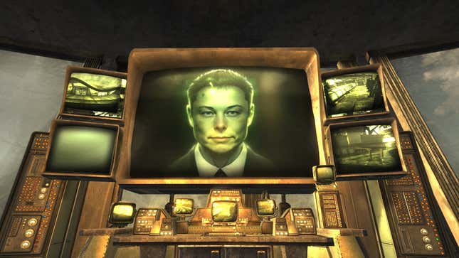 Twitter owner Elon Musk's likeness is modded into Fallout: New Vegas thanks to NoUsernameSelected