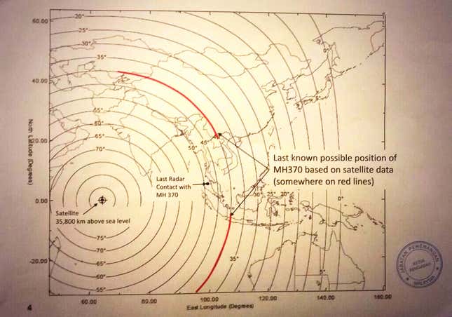 Malaysia Airlines map