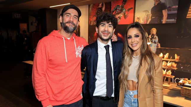 CM Punk, Tony Khan, Britt Baker