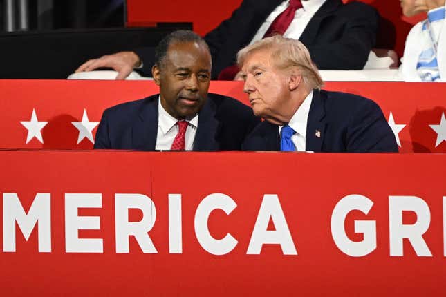 Image for article titled All The Racist Nonsense Spewing From Black MAGA Leaders