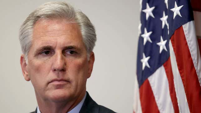 Image for article titled The Onion Looks Back On Kevin McCarthy And His Hot Streak Of Utterly Embarrassing Low Points