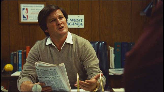 Jason Clarke as Jerry West in Winning Time: The Rise of the Lakers Dynasty.