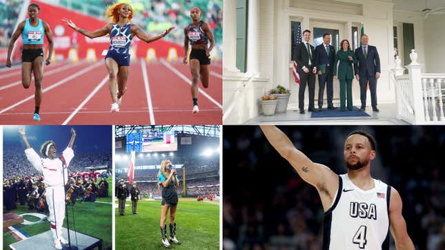 Image for article titled Top HBCU Party Schools, Sha’Carri Richardson’s Iconic Finish-Line Photos, A Look Inside VP Kamala Harris&#39; Mansion And More