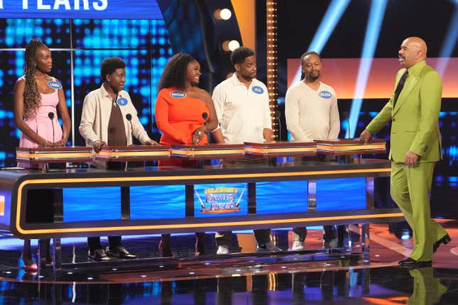 LAURA KARIUKI, EJ WILLIAMS, SAYCON SENGBLOH, DULÉ HILL, SALADIN PATTERSON, STEVE HARVEY