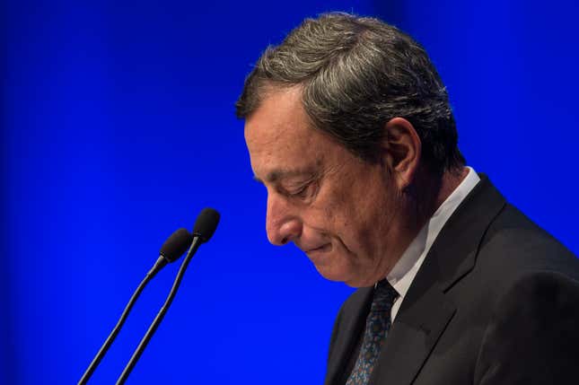 ECB President Mario Draghi