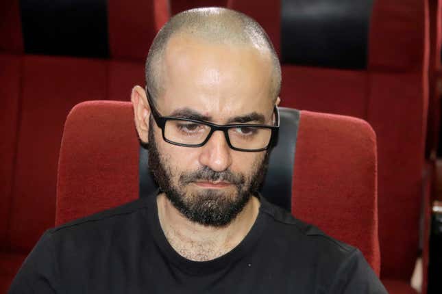 Tigran Gambaryan, an American citizen and Binance&#39;s head of financial crime compliance, attends a court hearing at the federal High Courts, in Abuja, Nigeria, Thursday, April 4, 2024. Nigerian authorities have asked a local court to prosecute Binance and two of its executives for alleged money laundering and tax evasion. The request was made on Thursday at the high court in the capital of Abuja where one of the executives, Gambaryan, was produced in court while the second remains at large after recently fleeing custody. (AP Photo/Olamikan Gbemiga )