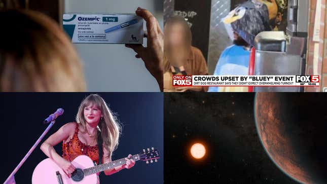 Image for article titled Bye bye Taylor Swift&#39;s jet, weight loss drug research, and summer travel spots: Lifestyle news roundup