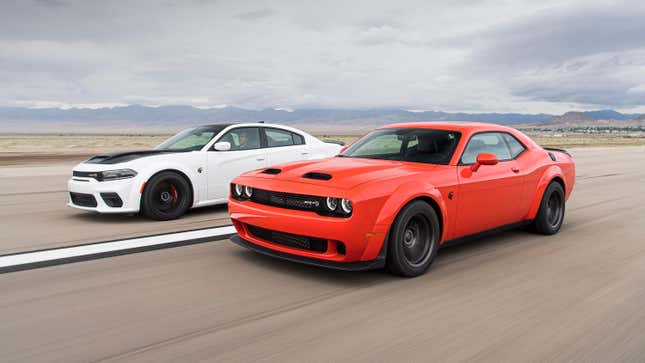 Dodge Challenger SRT Super Stock Et Chargeur SRT Hellcat