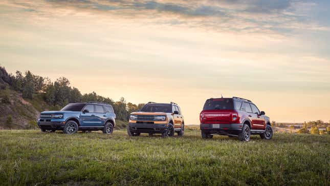 Image for article titled The Ford Bronco Sport Sees A Price Increase For 2022