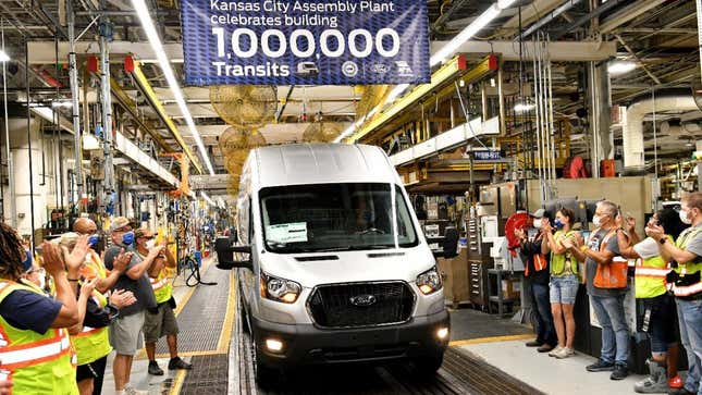 Image for article titled Ford Has Built A Million Fourth-Gen Transits In Missouri