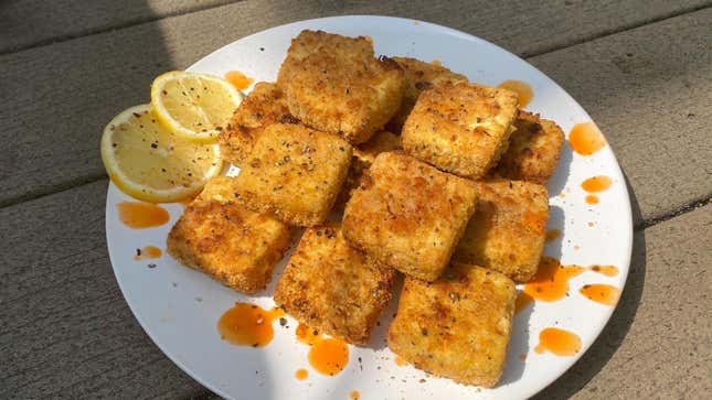 Air Fried Lemon Pepper Tofu