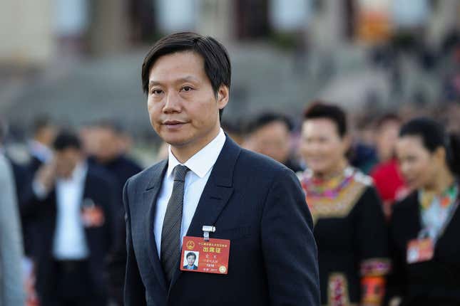 Xiaomi CEO Lei Jun.