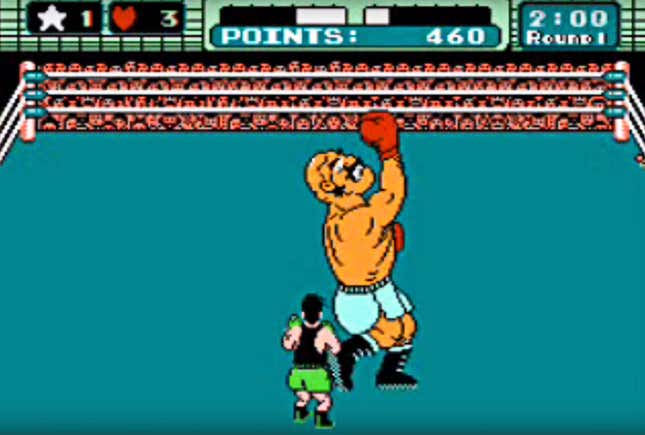 A screenshot of Punch-Out!! for the NES.