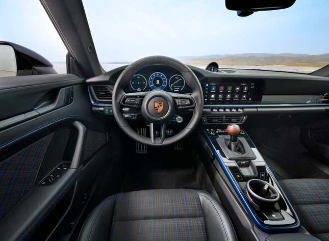 Interior of a 2025 Porsche 911 Carrera T