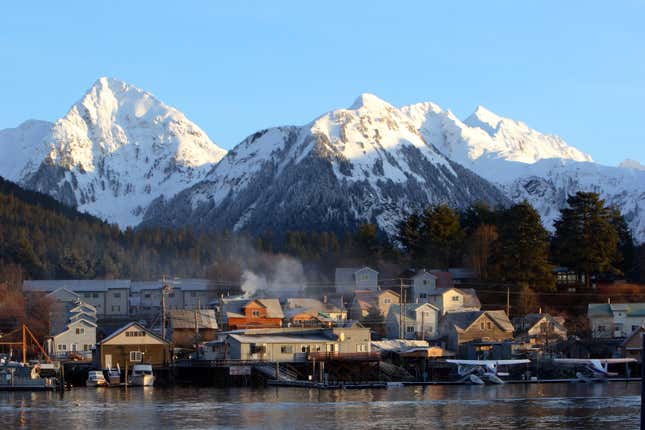 The city of Sitka, Alaska.