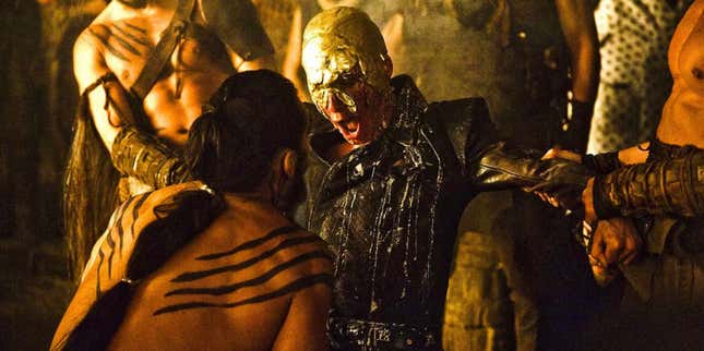 Viserys meets his excruciating demise in Game of Thrones.