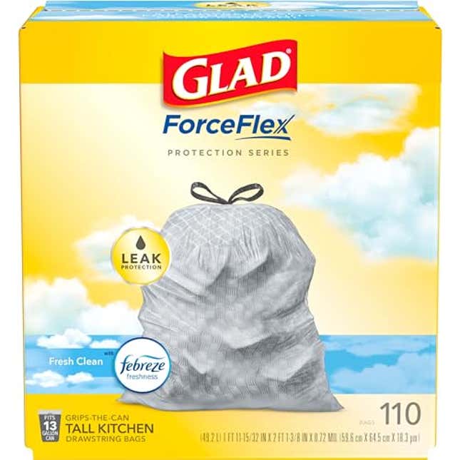 Image for article titled Glad Trash Bags, Now 25% Off